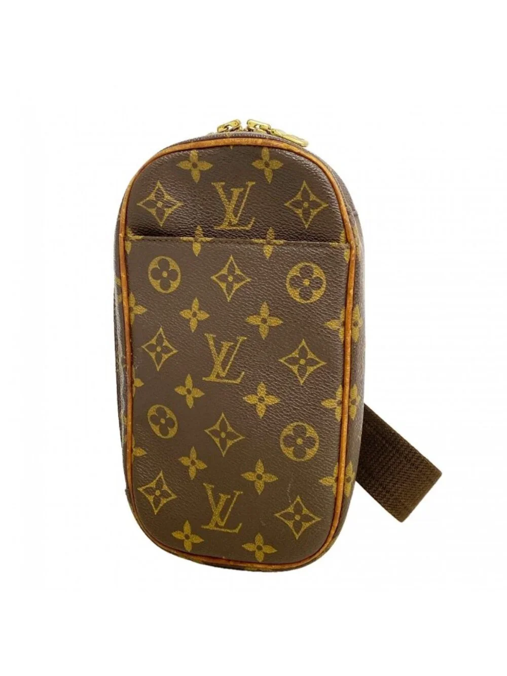 Louis Vuitton Belt Bag Monogram Pochette Gange Brown